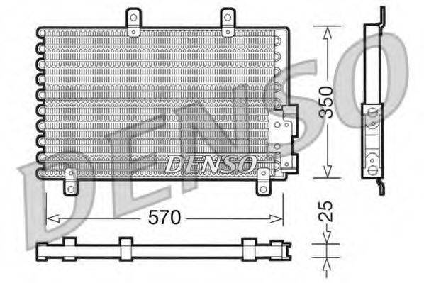 DENSO DCN01001 Конденсатор, кондиціонер