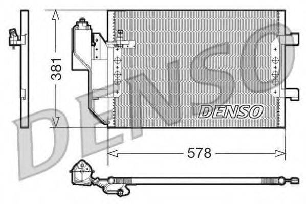 DENSO DCN17002 Конденсатор, кондиціонер