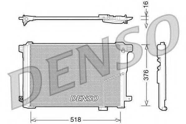 DENSO DCN17005 Конденсатор, кондиціонер