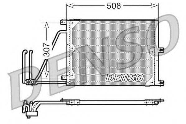 DENSO DCN20030 Конденсатор, кондиціонер