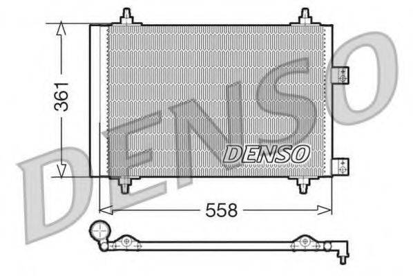 DENSO DCN21016 Конденсатор, кондиціонер