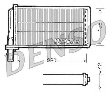 DENSO DRR01001 Теплообмінник, опалення салону