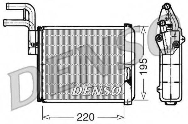 DENSO DRR09032 Теплообмінник, опалення салону