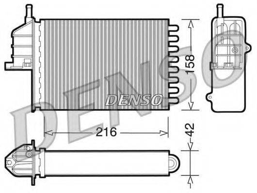 DENSO DRR09080 Теплообмінник, опалення салону