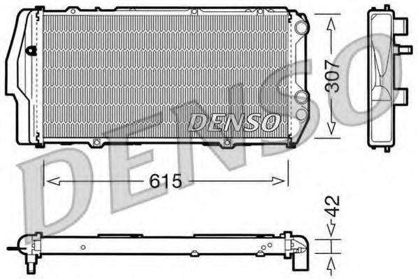 DENSO DRM02003 Радіатор, охолодження двигуна