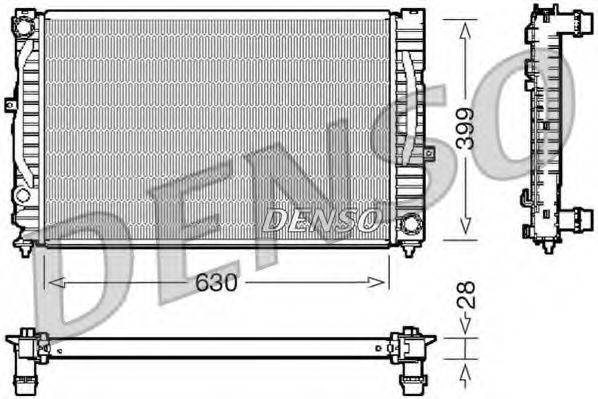 DENSO DRM02032 Радіатор, охолодження двигуна