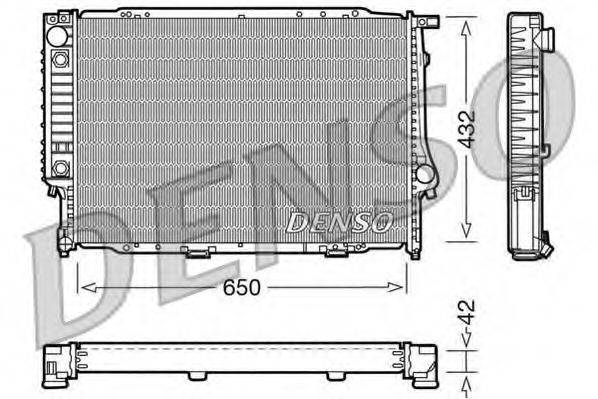 DENSO DRM05054 Радіатор, охолодження двигуна