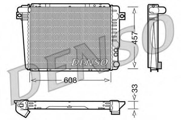 DENSO DRM05072 Радіатор, охолодження двигуна