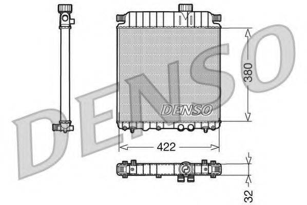 DENSO DRM07031 Радіатор, охолодження двигуна