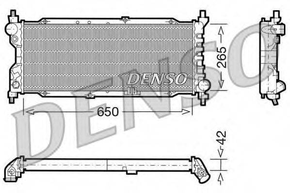 DENSO DRM20036 Радіатор, охолодження двигуна