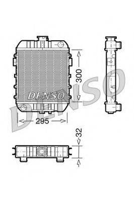 DENSO DRM20060 Радіатор, охолодження двигуна