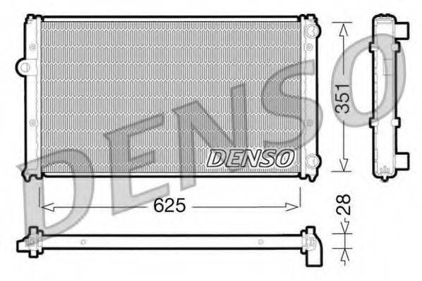 DENSO DRM26001 Радіатор, охолодження двигуна