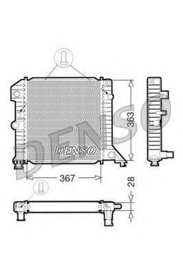 DENSO DRM33020 Радіатор, охолодження двигуна