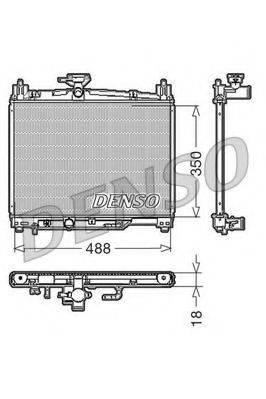 DENSO DRM50002 Радіатор, охолодження двигуна