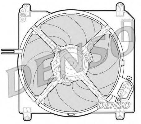 DENSO DER09007 Вентилятор, охолодження двигуна