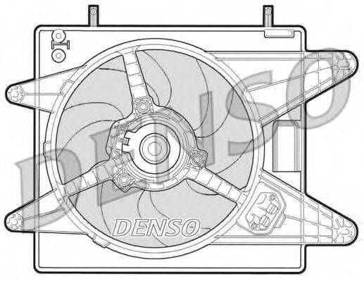 DENSO DER09008 Вентилятор, охолодження двигуна