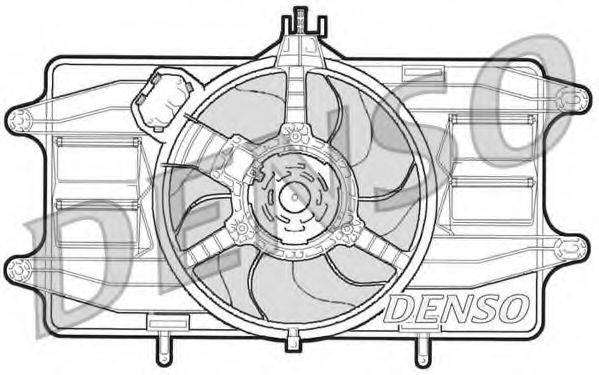 DENSO DER09020 Вентилятор, охолодження двигуна