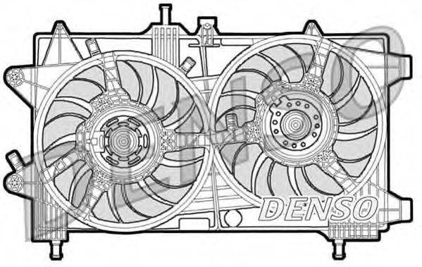 DENSO DER09043 Вентилятор, охолодження двигуна