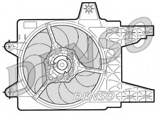 DENSO DER09079 Вентилятор, охолодження двигуна