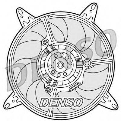 DENSO DER09290 Вентилятор, охолодження двигуна