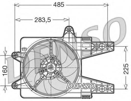 DENSO DER13003 Вентилятор, охолодження двигуна