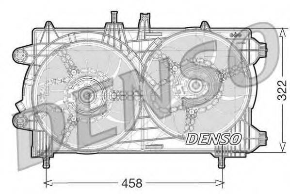 DENSO DER13008 Вентилятор, охолодження двигуна