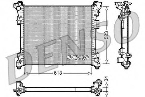 DENSO DRM06006 Радіатор, охолодження двигуна