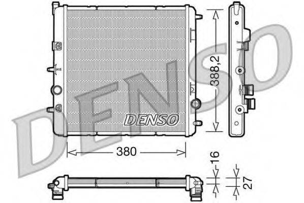 DENSO DRM07003 Радіатор, охолодження двигуна