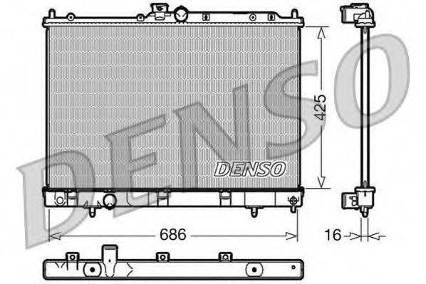 DENSO DRM45031 Радіатор, охолодження двигуна