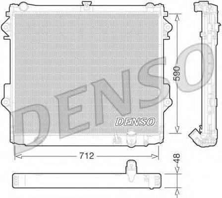 DENSO DRM50074 Радіатор, охолодження двигуна