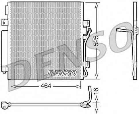 DENSO DCN06011 Конденсатор, кондиціонер