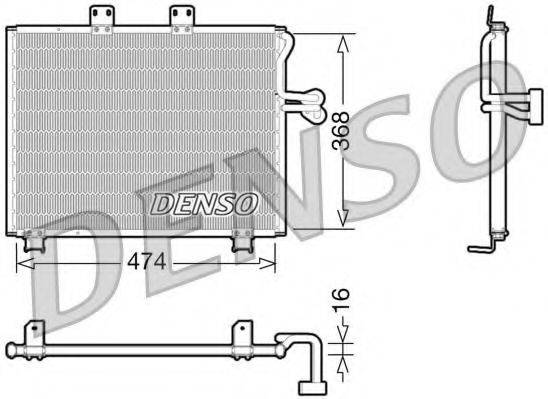 DENSO DCN06013 Конденсатор, кондиціонер