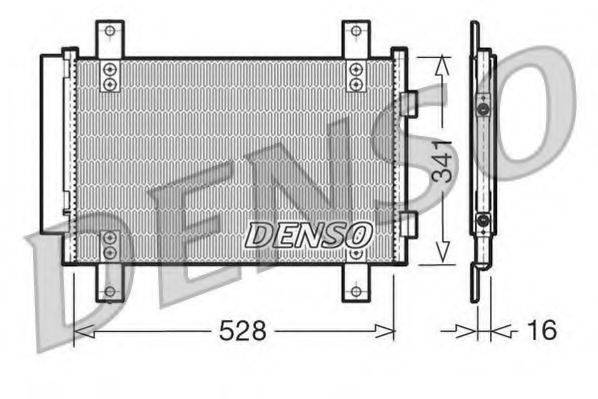 DENSO DCN21007 Конденсатор, кондиціонер