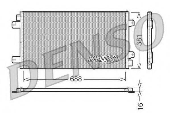 DENSO DCN23024 Конденсатор, кондиціонер