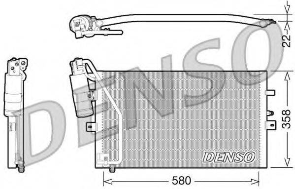 DENSO DCN25003 Конденсатор, кондиціонер