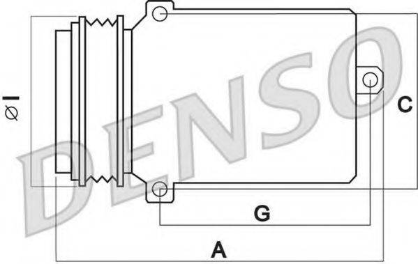 DENSO DCP02047 Компресор, кондиціонер