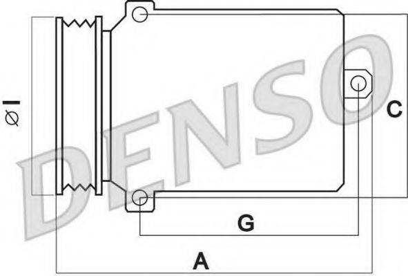 DENSO DCP02009 Компресор, кондиціонер