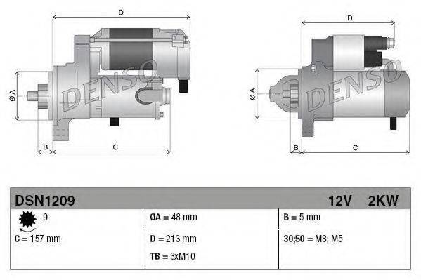 DENSO DSN1209 Стартер