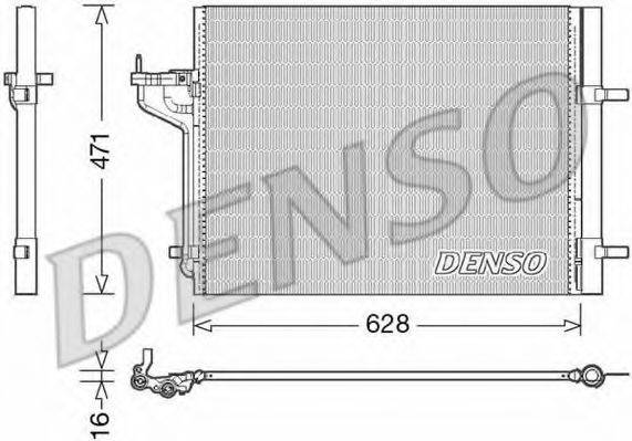 DENSO DCN10029 Конденсатор, кондиціонер