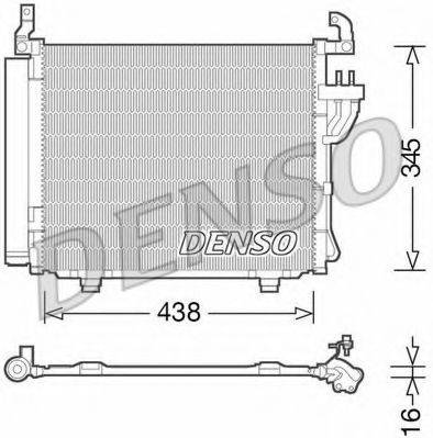 DENSO DCN41003 Конденсатор, кондиціонер