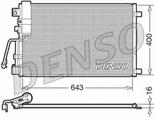 DENSO DCN46008 Конденсатор, кондиціонер