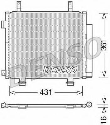 DENSO DCN47004 Конденсатор, кондиціонер