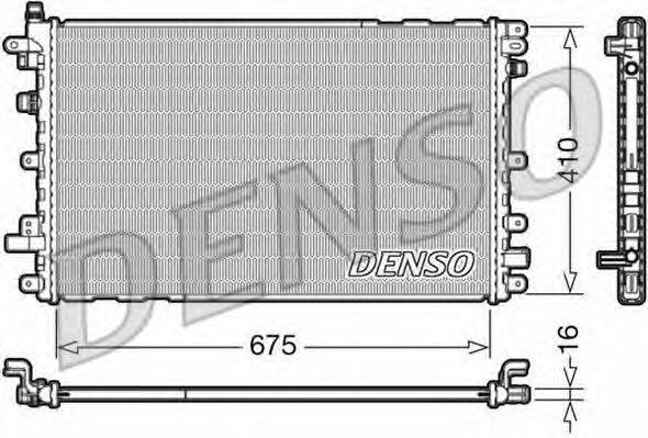 DENSO DRM20113 Радіатор, охолодження двигуна