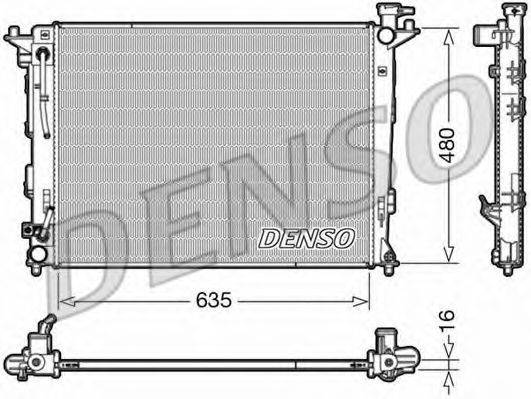 DENSO DRM41005 Радіатор, охолодження двигуна