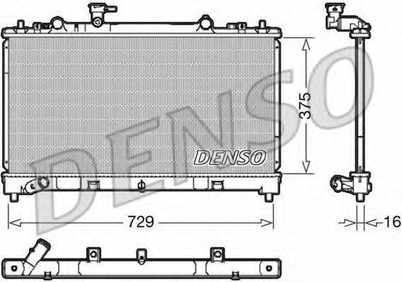 DENSO DRM44038 Радіатор, охолодження двигуна