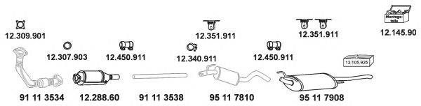 EBERSPACHER 12692 Система випуску ОГ