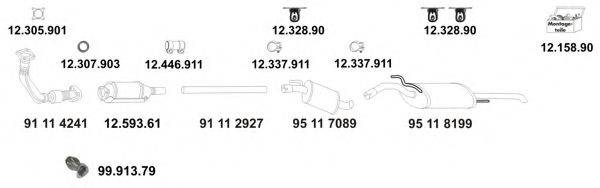 EBERSPACHER 12986 Система випуску ОГ