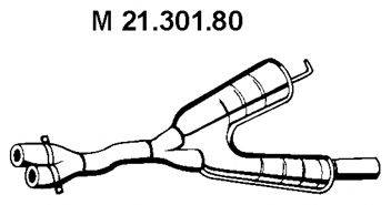 EBERSPACHER 2130180 Середній глушник вихлопних газів