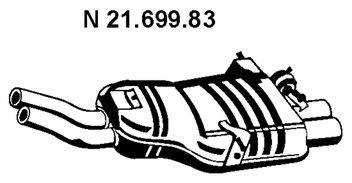 EBERSPACHER 2169983 Глушник вихлопних газів кінцевий