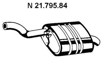 EBERSPACHER 2179584 Глушник вихлопних газів кінцевий